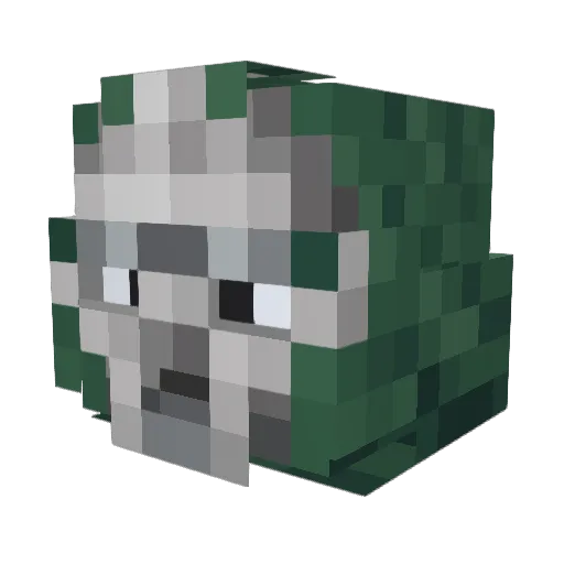 har_bofree Minecraft avatar head, 3D render