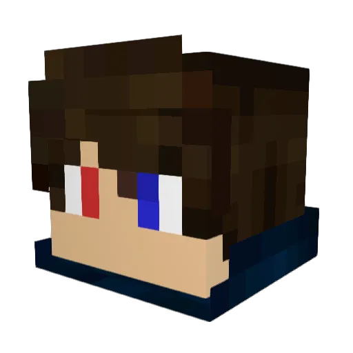 harah_sarrison Minecraft avatar head, 3D render