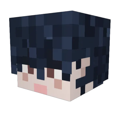 haram0731 Minecraft avatar head, 3D render