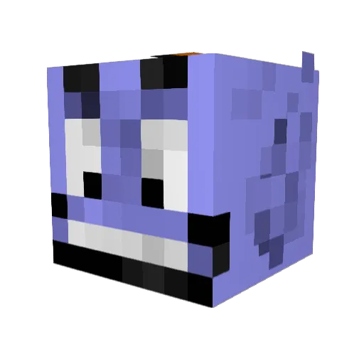 harapeco1987 Minecraft avatar head, 3D render