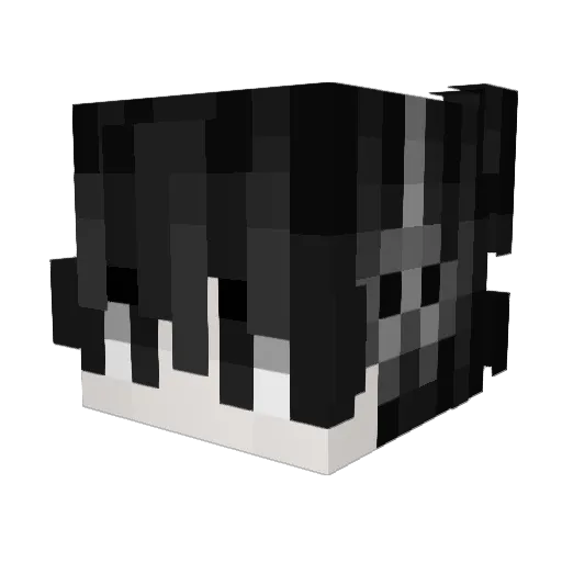 harasa Minecraft avatar head, 3D render