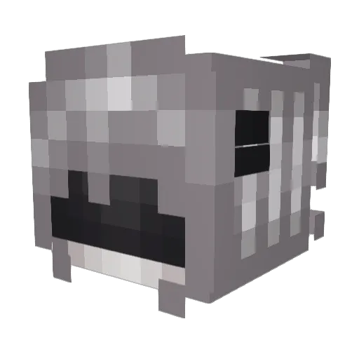 harassme Minecraft avatar head, 3D render