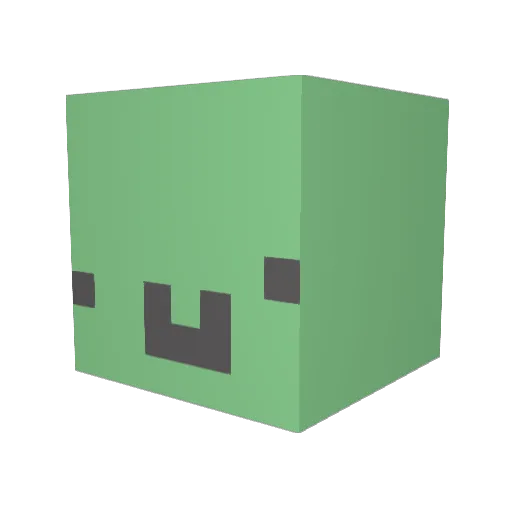 harbey Minecraft avatar head, 3D render