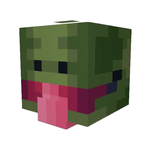 harchus Minecraft avatar head, 3D render