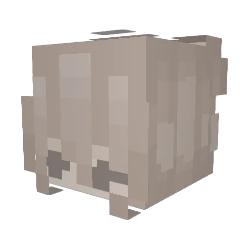 hardboiled23 Minecraft avatar head, 3D render