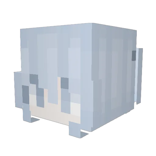 harddy Minecraft avatar head, 3D render