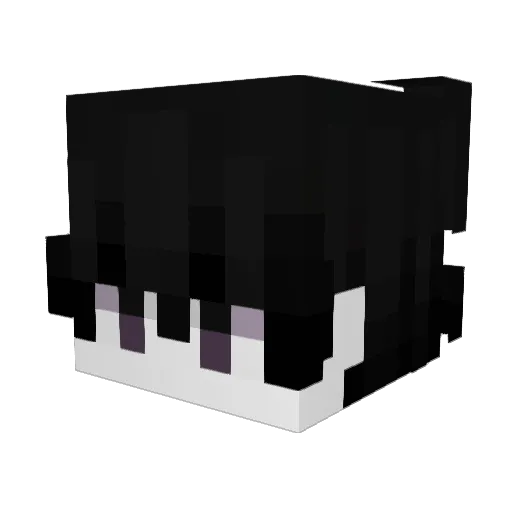hardlymistaken Minecraft avatar head, 3D render