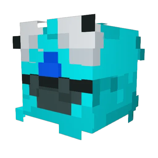 hardonme Minecraft avatar head, 3D render