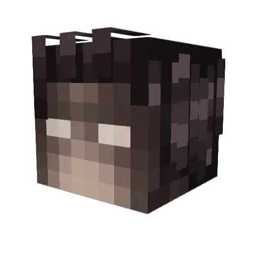 hardsokv2 Minecraft avatar head, 3D render