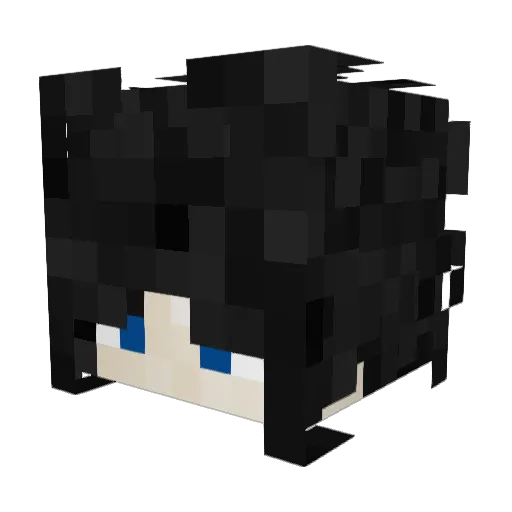 harel2099 Minecraft avatar head, 3D render