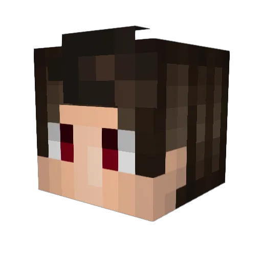 harel9 Minecraft avatar head, 3D render