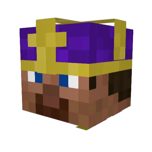 hargison Minecraft avatar head, 3D render