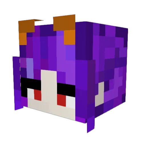 hari233 Minecraft avatar head, 3D render