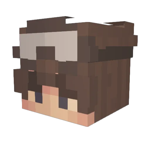 harielgamer Minecraft avatar head, 3D render