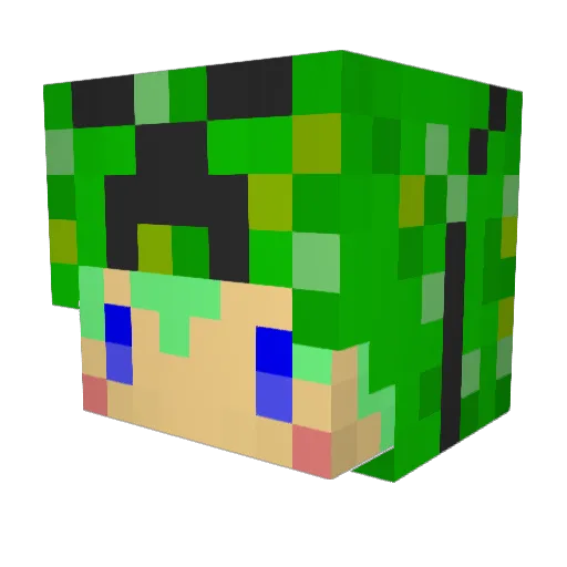 haripy51 Minecraft avatar head, 3D render