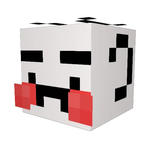 harkseop Minecraft avatar head, 3D render