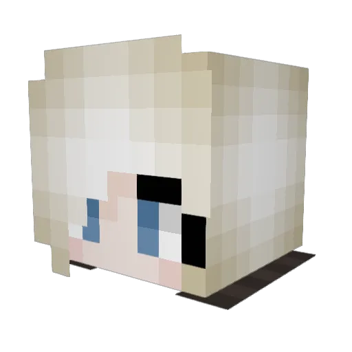 harley38 Minecraft avatar head, 3D render