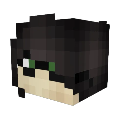 harleykinz Minecraft avatar head, 3D render