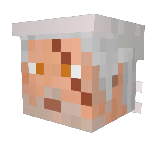 harliman Minecraft avatar head, 3D render