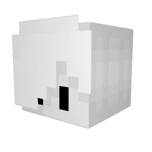harmonia67 Minecraft avatar head, 3D render