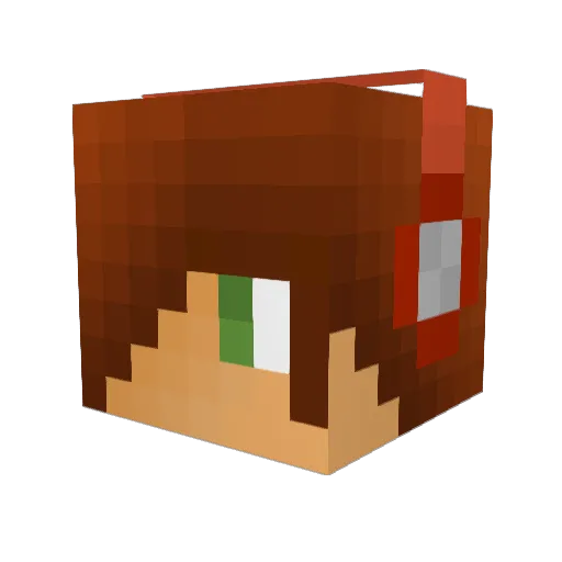 harnet30003 Minecraft avatar head, 3D render