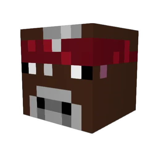 harobryant Minecraft avatar head, 3D render