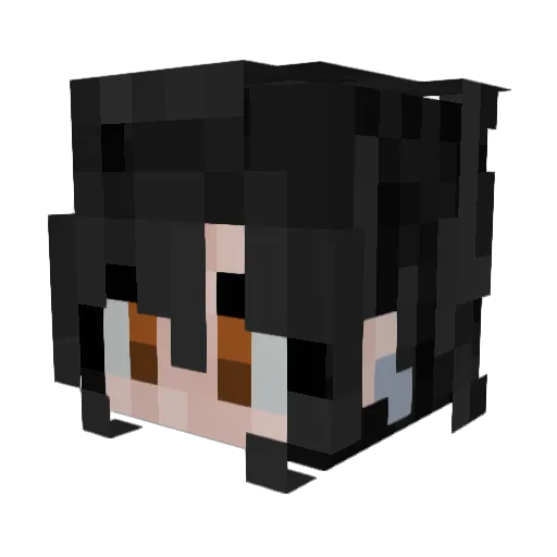 harpendy Minecraft avatar head, 3D render