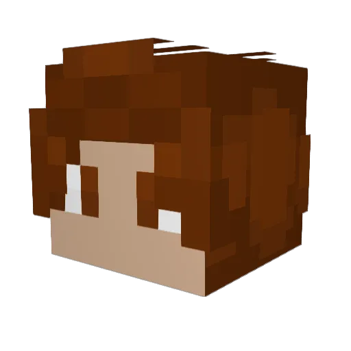 harpergrease Minecraft avatar head, 3D render