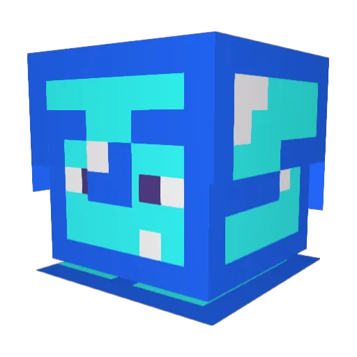 harri08 Minecraft avatar head, 3D render