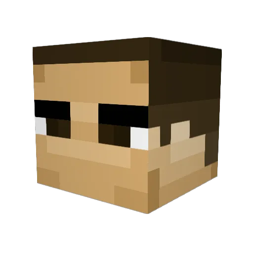 harrison_howard Minecraft avatar head, 3D render