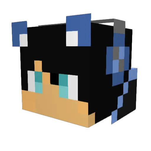 harrisonchelsea Minecraft avatar head, 3D render