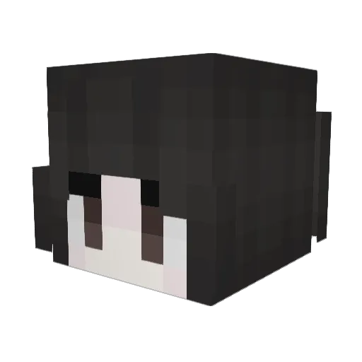 harrisonri Minecraft avatar head, 3D render