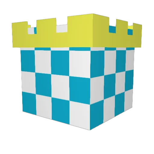 harrow_D Minecraft avatar head, 3D render