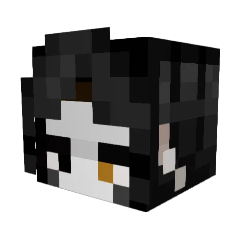 harrowesque Minecraft avatar head, 3D render