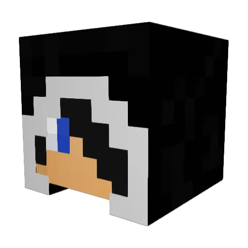 harry0317 Minecraft avatar head, 3D render