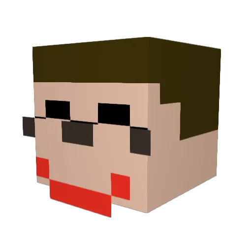 harry05810 Minecraft avatar head, 3D render