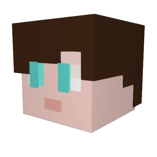 harry2601 Minecraft avatar head, 3D render