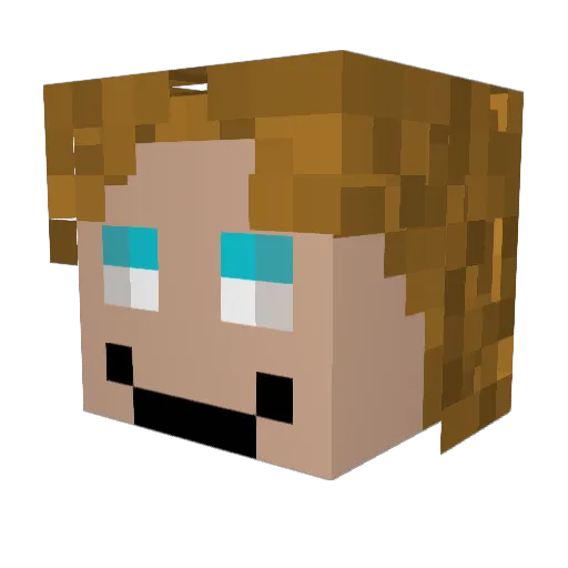 Minecraft-Avatar von harry674: Kopf als 3D-Render