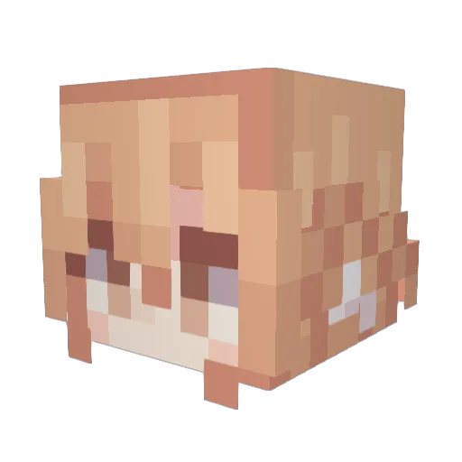 harry___tw Minecraft avatar head, 3D render