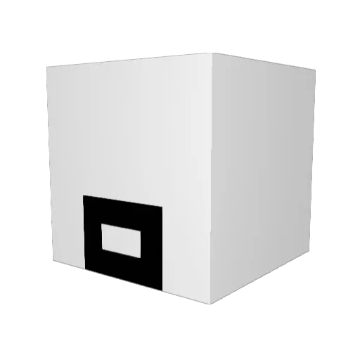 harry_and_jason Minecraft avatar head, 3D render