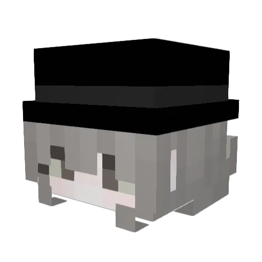 harrydab Minecraft avatar head, 3D render