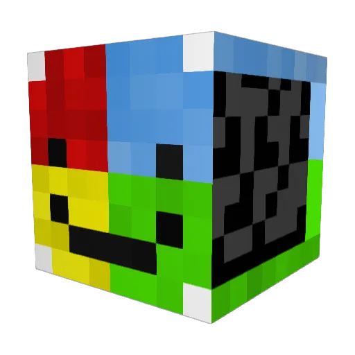 harrydmci Minecraft avatar head, 3D render