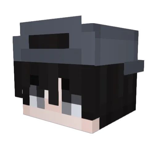 harryhth2001 Minecraft avatar head, 3D render