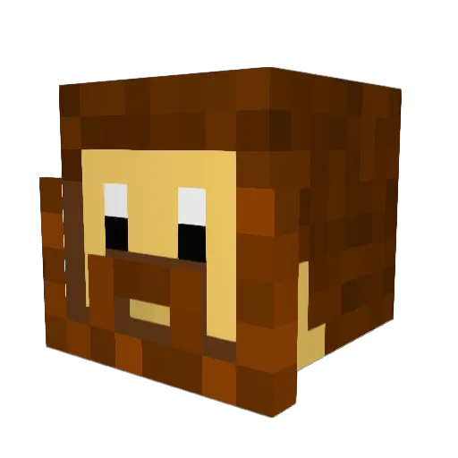 harrykirby1 Minecraft avatar head, 3D render