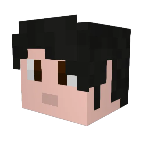 harryrb101 Minecraft avatar head, 3D render