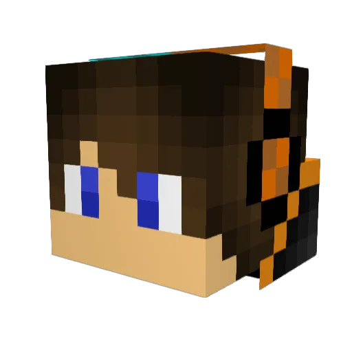 harrytheking1234 Minecraft avatar head, 3D render