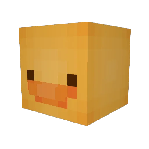 harrywinther Minecraft avatar head, 3D render