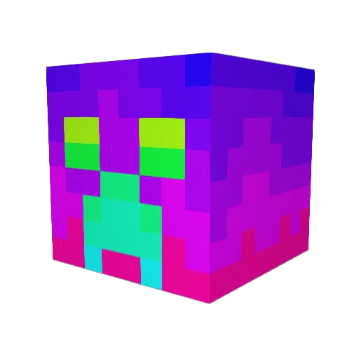 harryzz Minecraft avatar head, 3D render