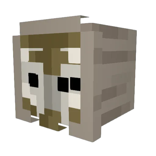 harther17 Minecraft avatar head, 3D render
