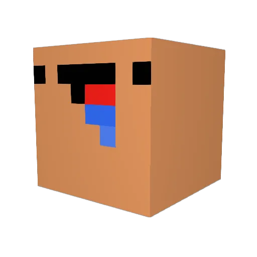 hartzbacke Minecraft avatar head, 3D render